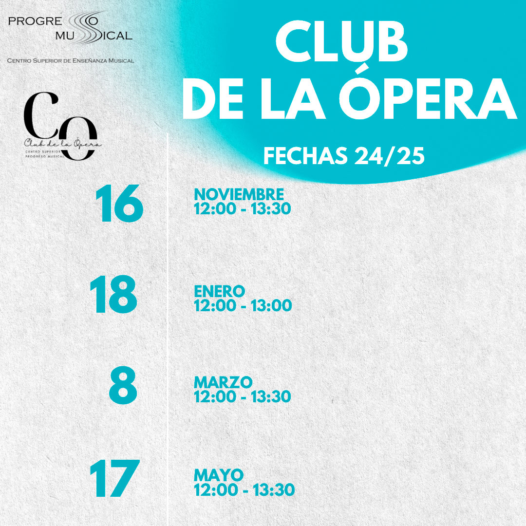 Club Opera fechas